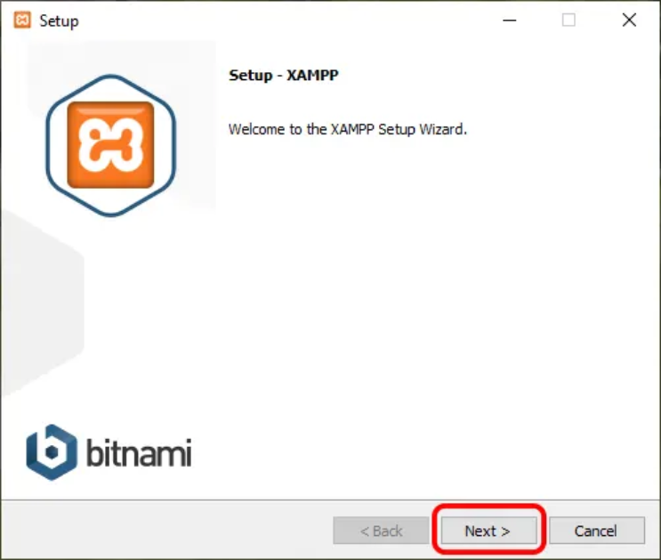 شروع تنظیمات برای نصب برنامه xampp - چلیت آکادمی